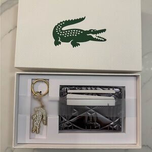 Women's Cardholder & Metal Key Chain Gift Set